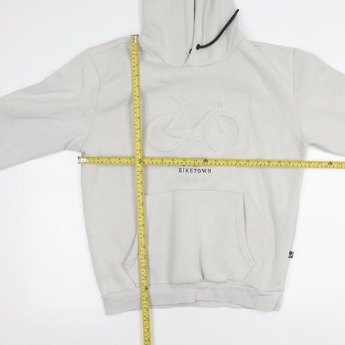 FOX Originals Men's Grey L Pullover Hoodie Graphic Cycling