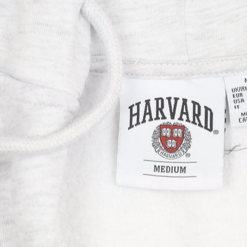Primark Women’s Grey Cropped Harvard Hoodie Jacket Size 12