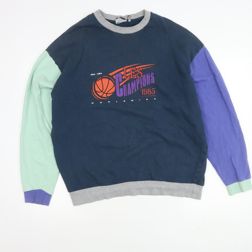 ASOS Design Men’s Multicoloured Graphic Sweatshirt Size L