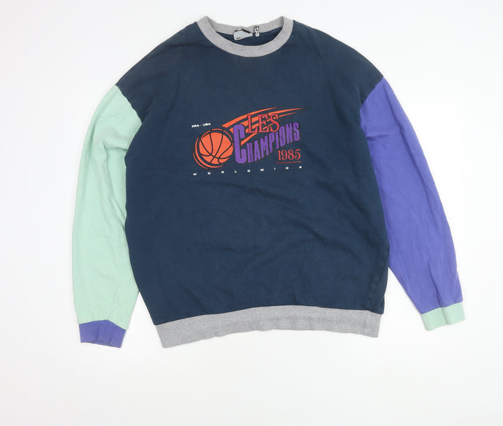 ASOS Design Men’s Multicoloured Graphic Sweatshirt Size L