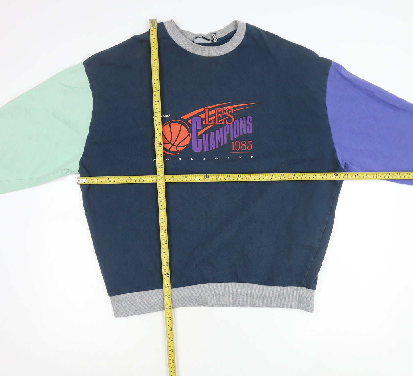 ASOS Design Men’s Multicoloured Graphic Sweatshirt Size L