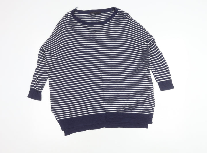 Marks and Spencer Women’s Blue Striped Tunic Top Size 12
