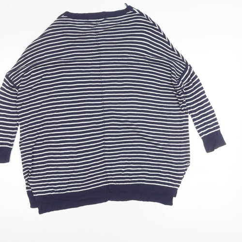 Marks and Spencer Women’s Blue Striped Tunic Top Size 12