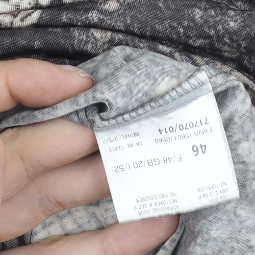 Basler Women’s Multicoloured Snake Print Blouse Size 14