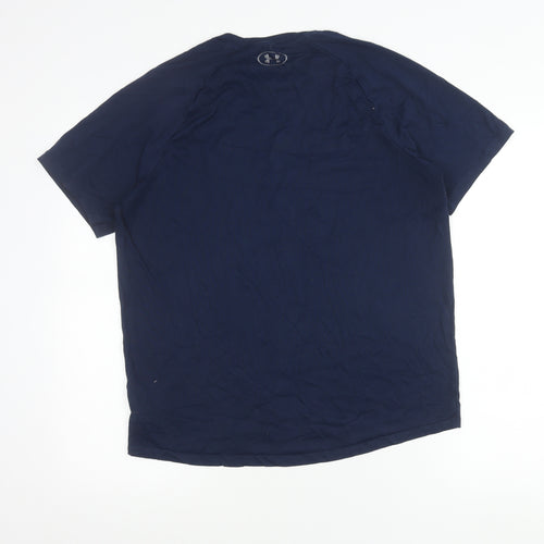 Under Armour Men's Blue M Tech Tee T-Shirt Short Sleeve Gym Training