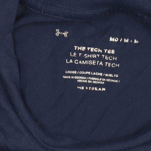 Under Armour Men's Blue M Tech Tee T-Shirt Short Sleeve Gym Training