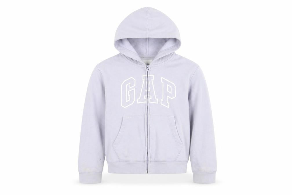 GAP Kids Girls Purple Hoodie Jacket Age 10-11 Years Full Zip Logo