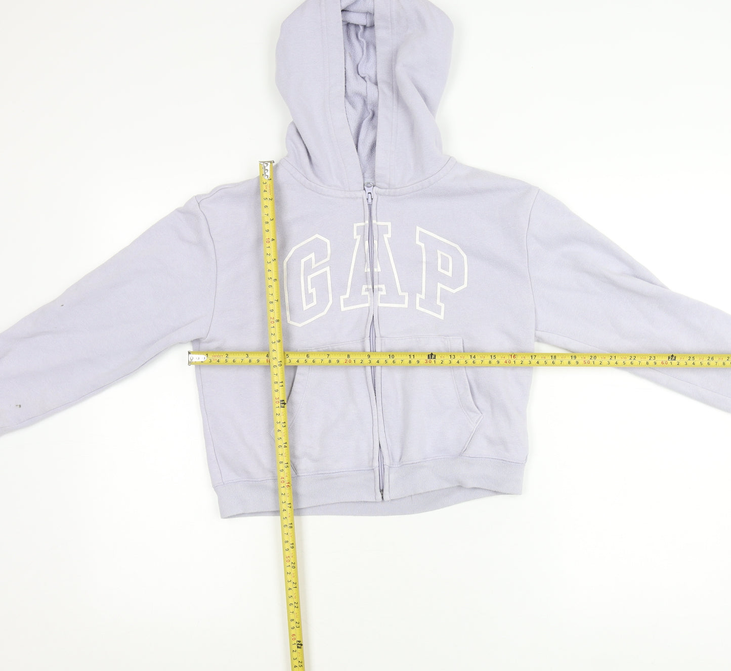 GAP Kids Girls Purple Hoodie Jacket Age 10-11 Years Full Zip Logo