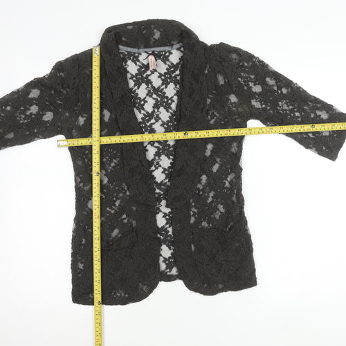 Next Women’s Black Lace Blazer Jacket Size 10 Party Casual