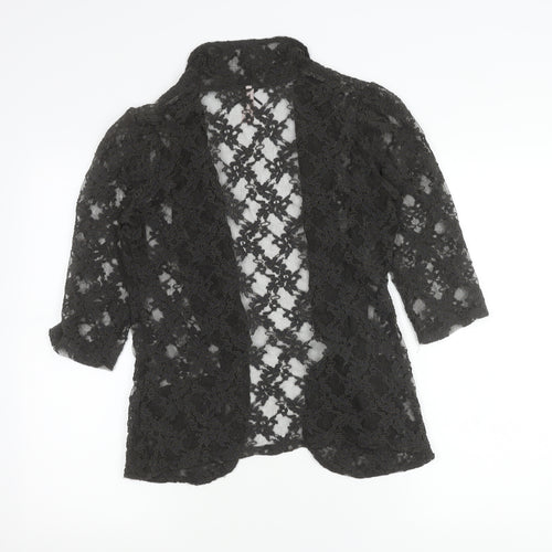 Next Women’s Black Lace Blazer Jacket Size 10 Party Casual