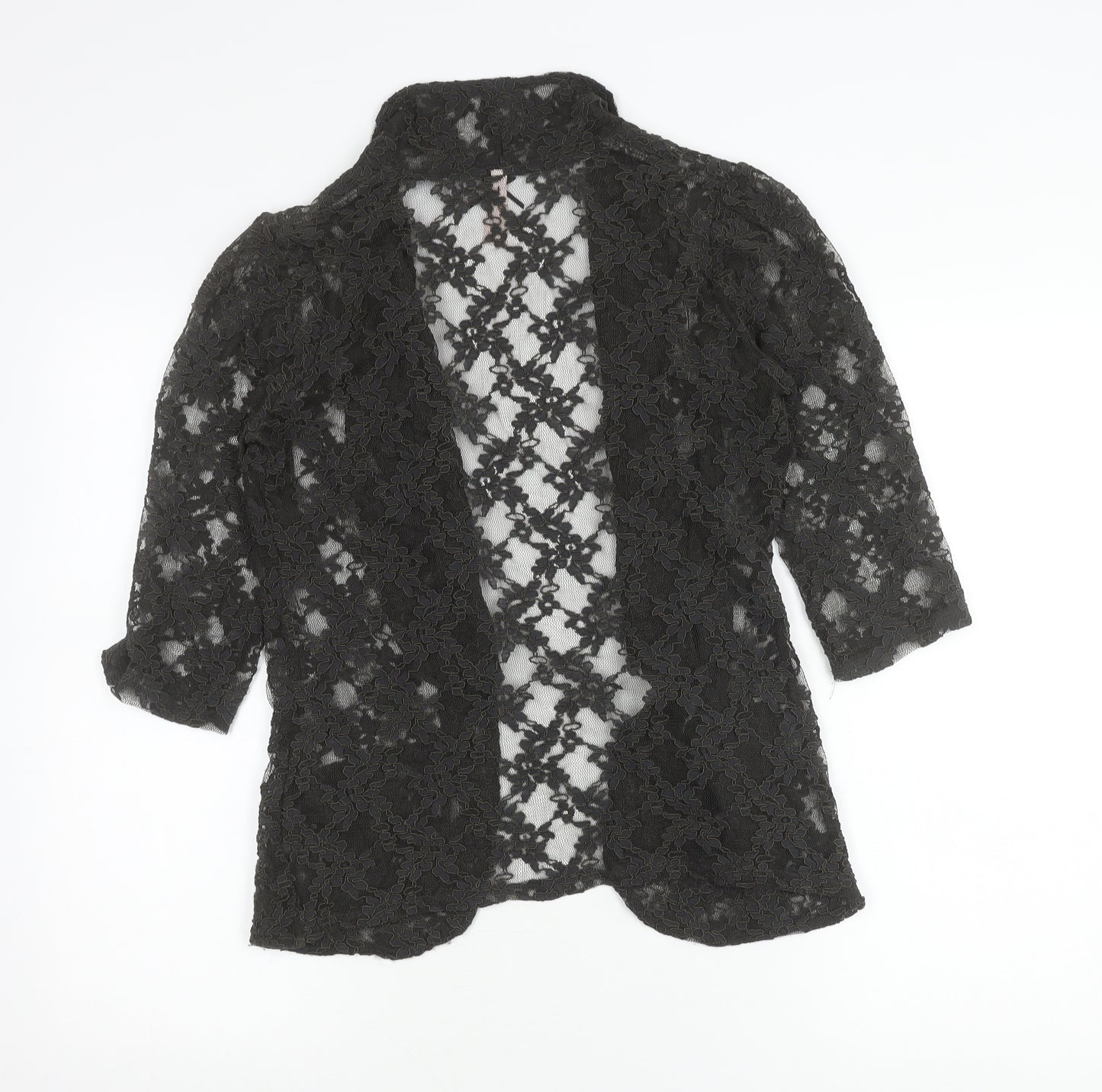 Next Women’s Black Lace Blazer Jacket Size 10 Party Casual