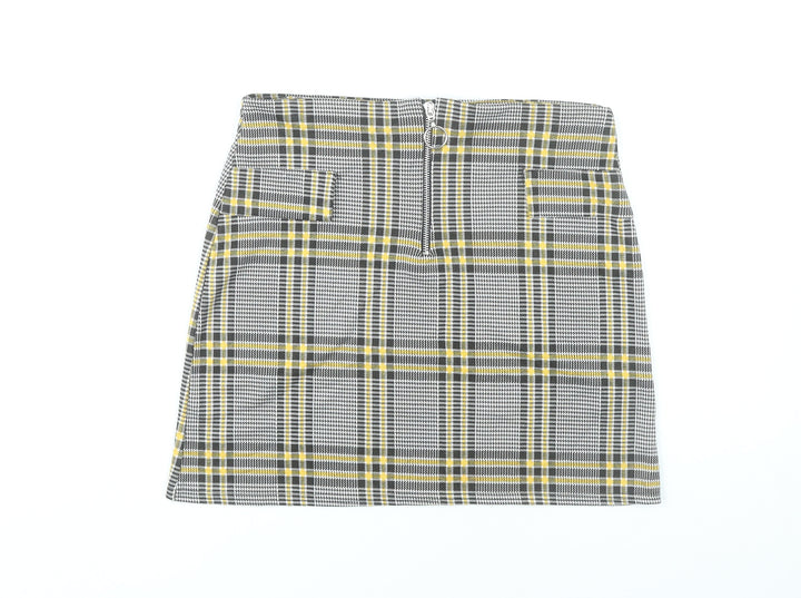 Quiz Women’s Multicoloured Plaid Short Pencil Skirt Size 12