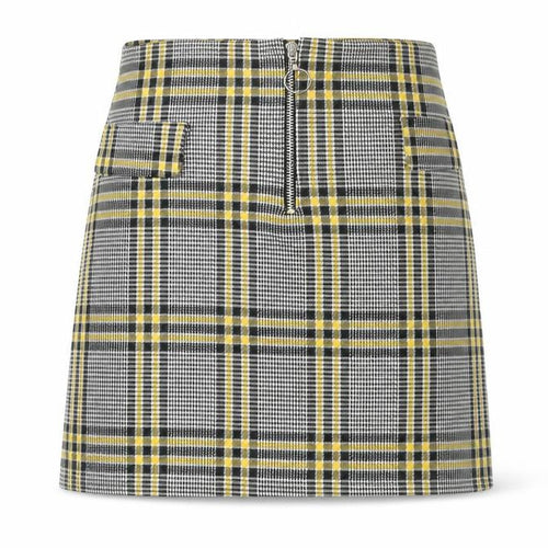 Quiz Women’s Multicoloured Plaid Short Pencil Skirt Size 12