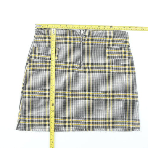 Quiz Women’s Multicoloured Plaid Short Pencil Skirt Size 12