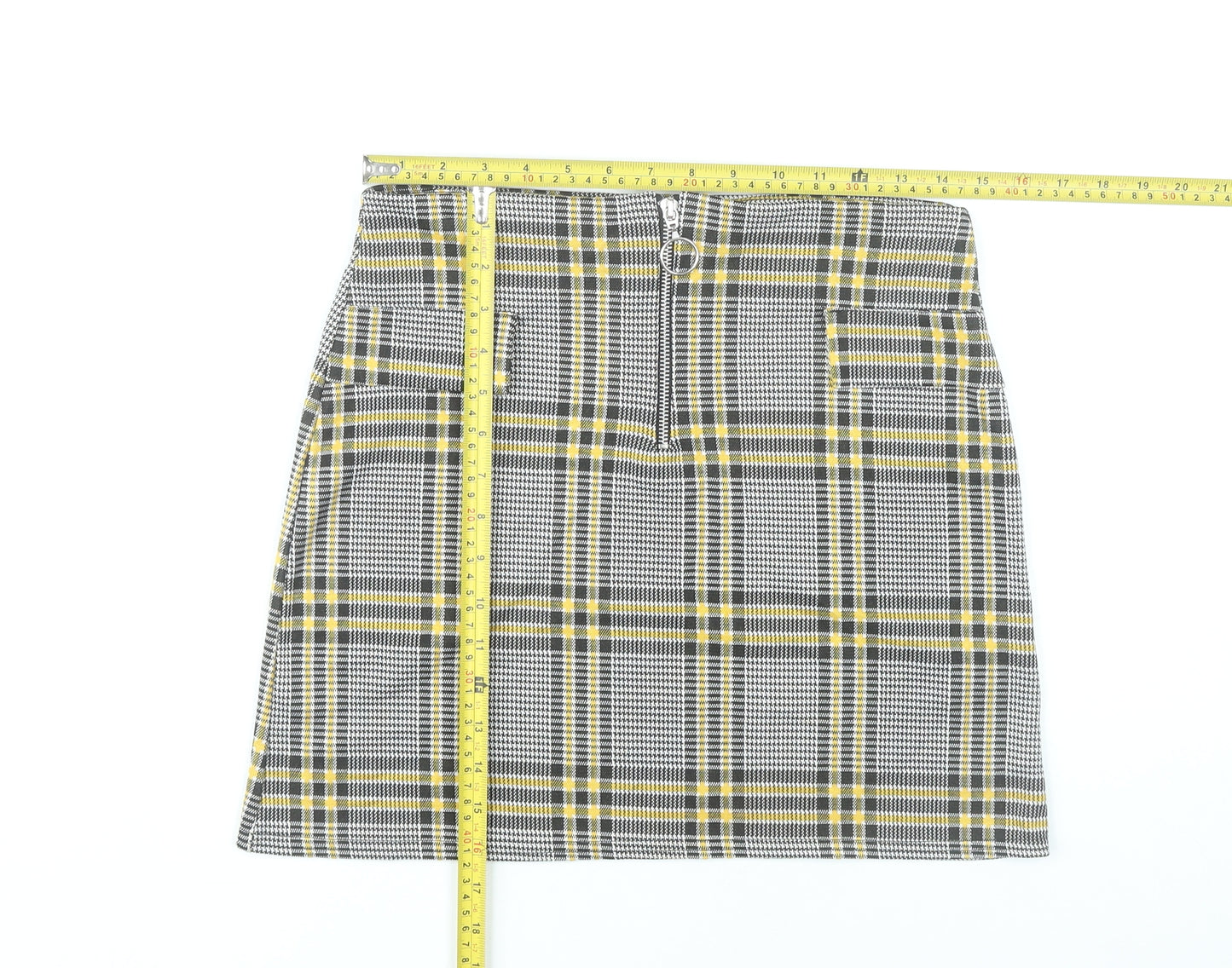 Quiz Women’s Multicoloured Plaid Short Pencil Skirt Size 12