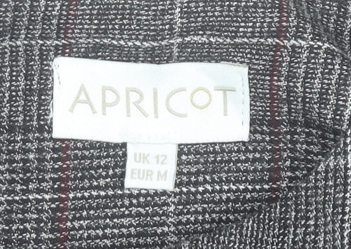 Apricot Women’s Grey Check Shift Dress UK 12 Workwear Business
