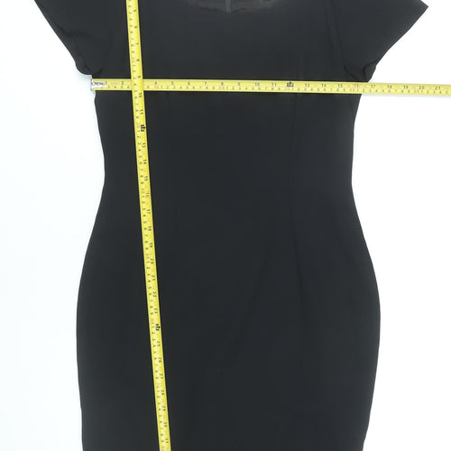Next Women’s Black Size 10 Sheath Knee Length Dress