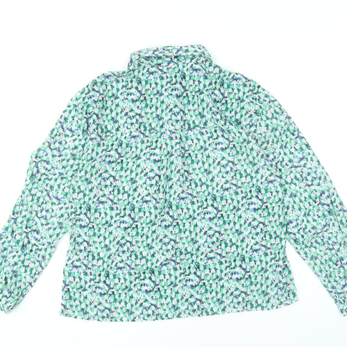 Moon Mood Womens Multicoloured Floral Button-Up Blouse M