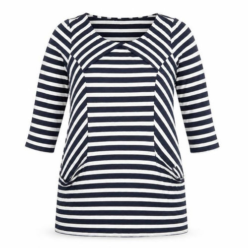 Wallis Women’s Blue White Striped Shift Dress Size 8 Stretch Jersey