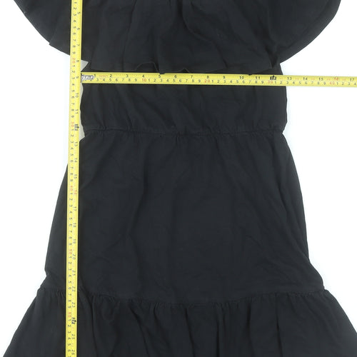 ASOS Women’s Black Off Shoulder Skater Dress Size 12