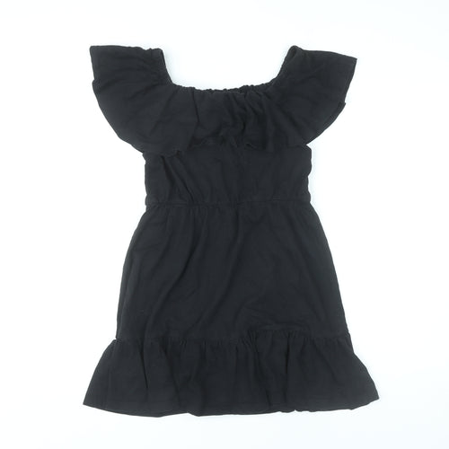 ASOS Women’s Black Off Shoulder Skater Dress Size 12