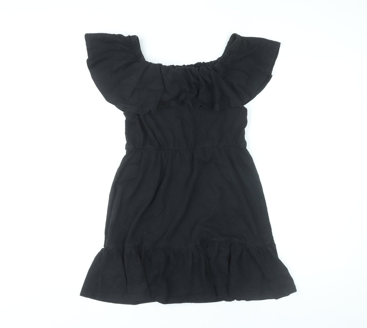 ASOS Women’s Black Off Shoulder Skater Dress Size 12