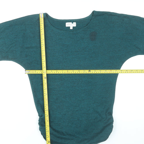 Apricot Womens Green Size 8 Dolman Sleeve Polyester T-Shirt