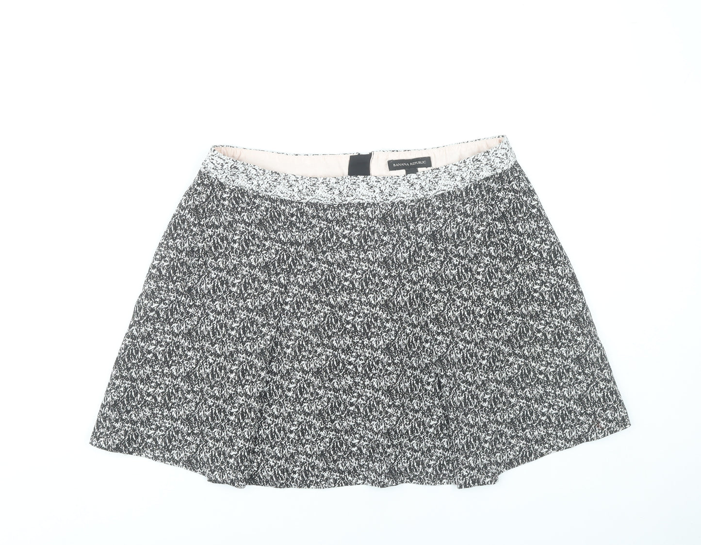 Banana Republic Women’s Black A-Line Skirt Size 12 Cotton Blend
