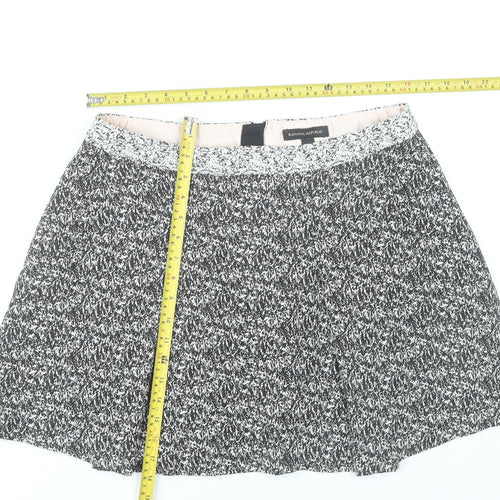 Banana Republic Women’s Black A-Line Skirt Size 12 Cotton Blend