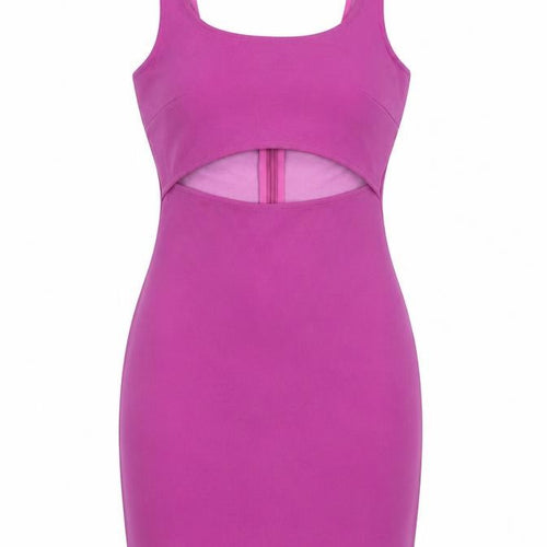 Parisian Women’s Pink Scoop Neck Bodycon Cut Out Dress Size 6