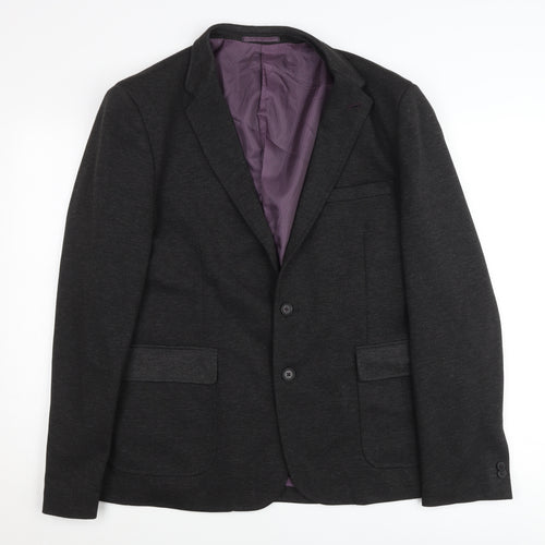 Easy & Company Men’s Grey Slim Fit Blazer Jacket XL