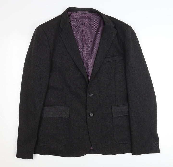 Easy & Company Men’s Grey Slim Fit Blazer Jacket XL