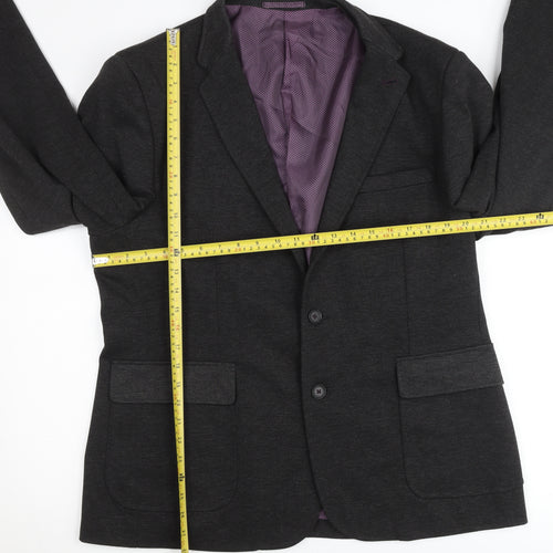 Easy & Company Men’s Grey Slim Fit Blazer Jacket XL