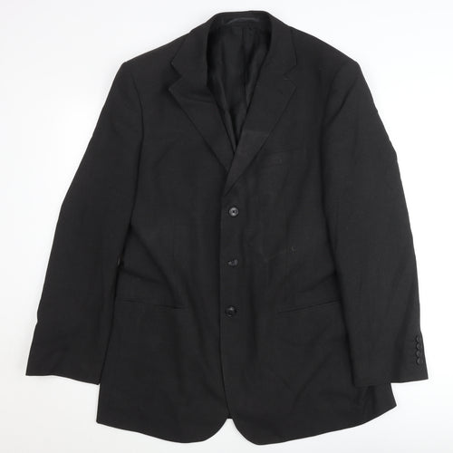 Marks and Spencer Men's Grey 42L Suit Jacket Single Breasted