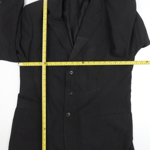 Marks and Spencer Men's Grey 42L Suit Jacket Single Breasted
