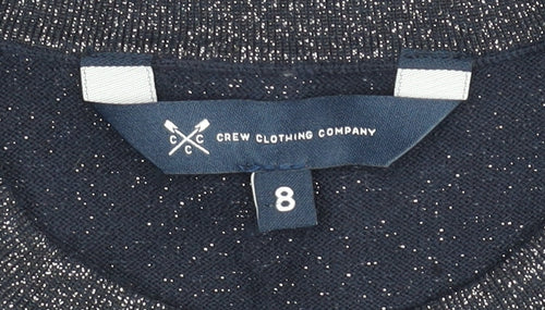 Crew Clothing Company Women’s Grey Size 8 Knit Pullover Jumper