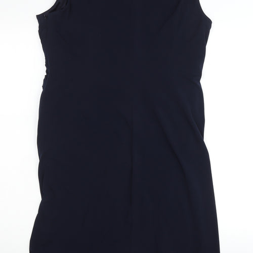 John Lewis Women’s Black V-Neck Sheath Knee Length Dress Size 18