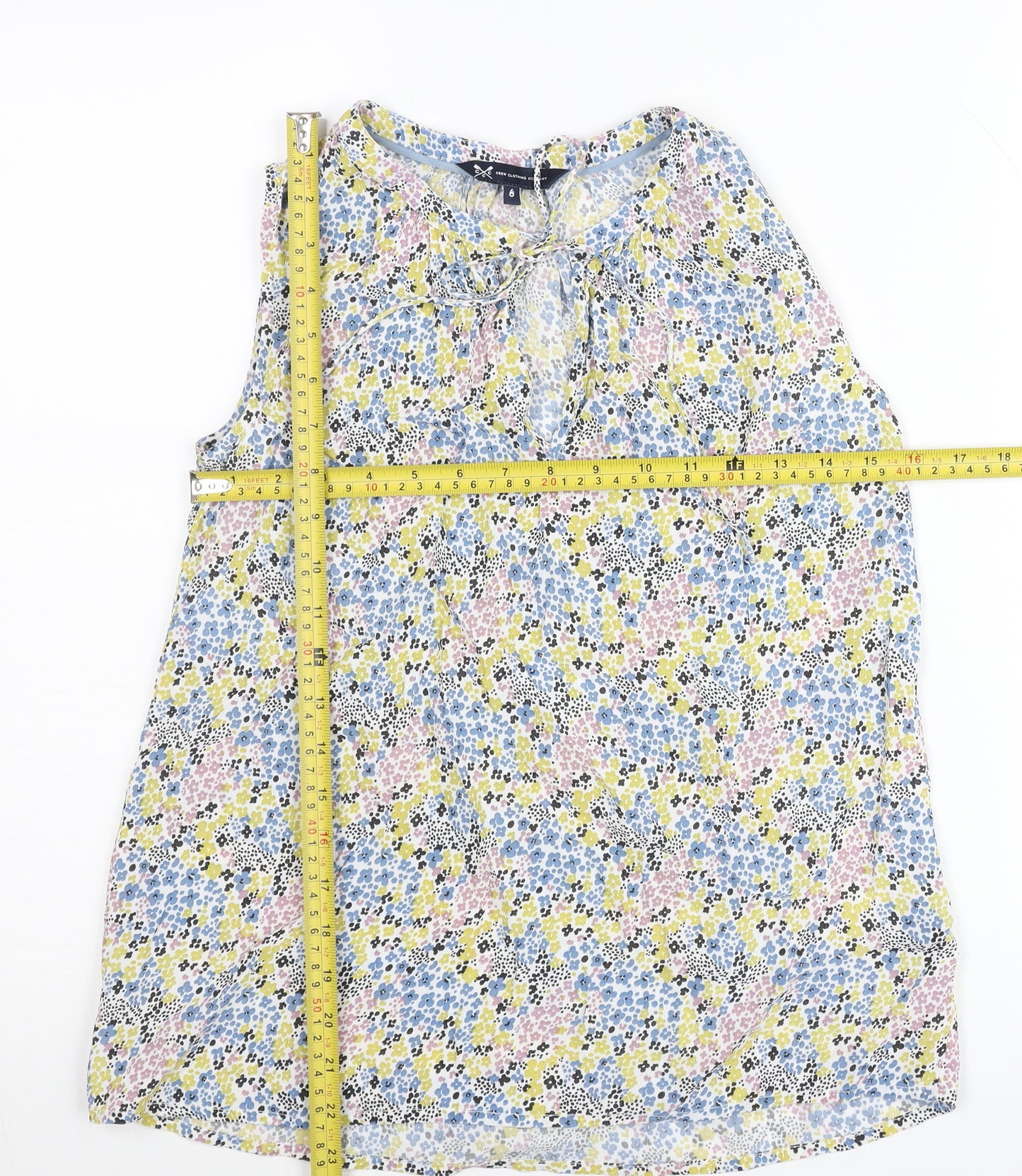 Crew Clothing Women’s Multicoloured Floral A-Line Skirt Size 6