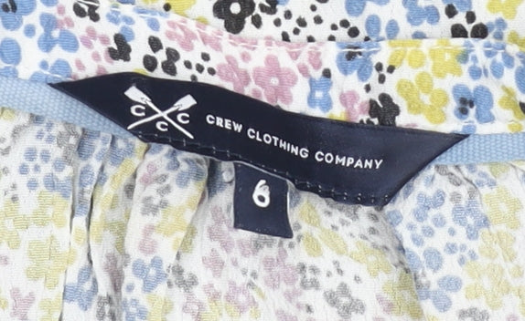 Crew Clothing Women’s Multicoloured Floral A-Line Skirt Size 6