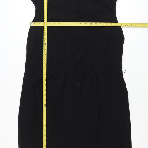 Papaya Women’s Black Size 20 Sheath Knee Length Stretch Dress