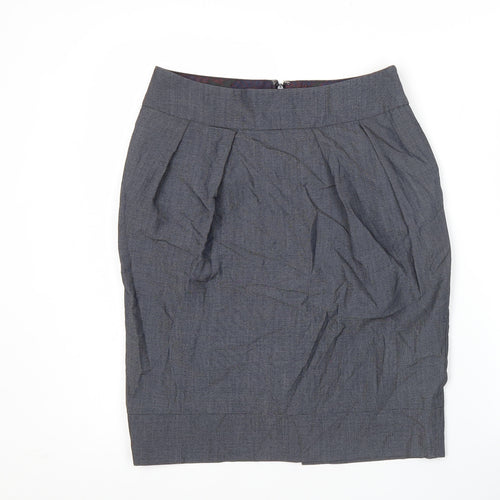 Full Circle Women’s Grey Pencil Skirt Size 10 Workwear