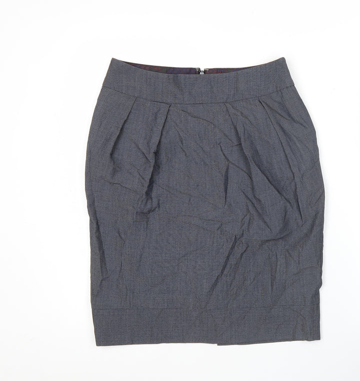 Full Circle Women’s Grey Pencil Skirt Size 10 Workwear