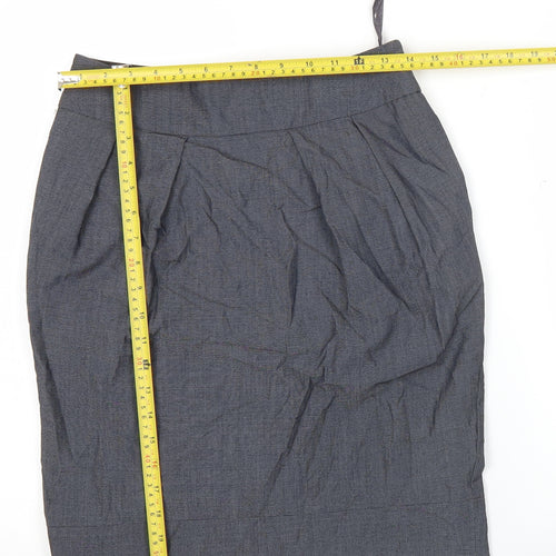 Full Circle Women’s Grey Pencil Skirt Size 10 Workwear