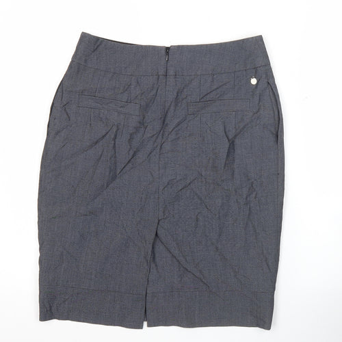 Full Circle Women’s Grey Pencil Skirt Size 10 Workwear