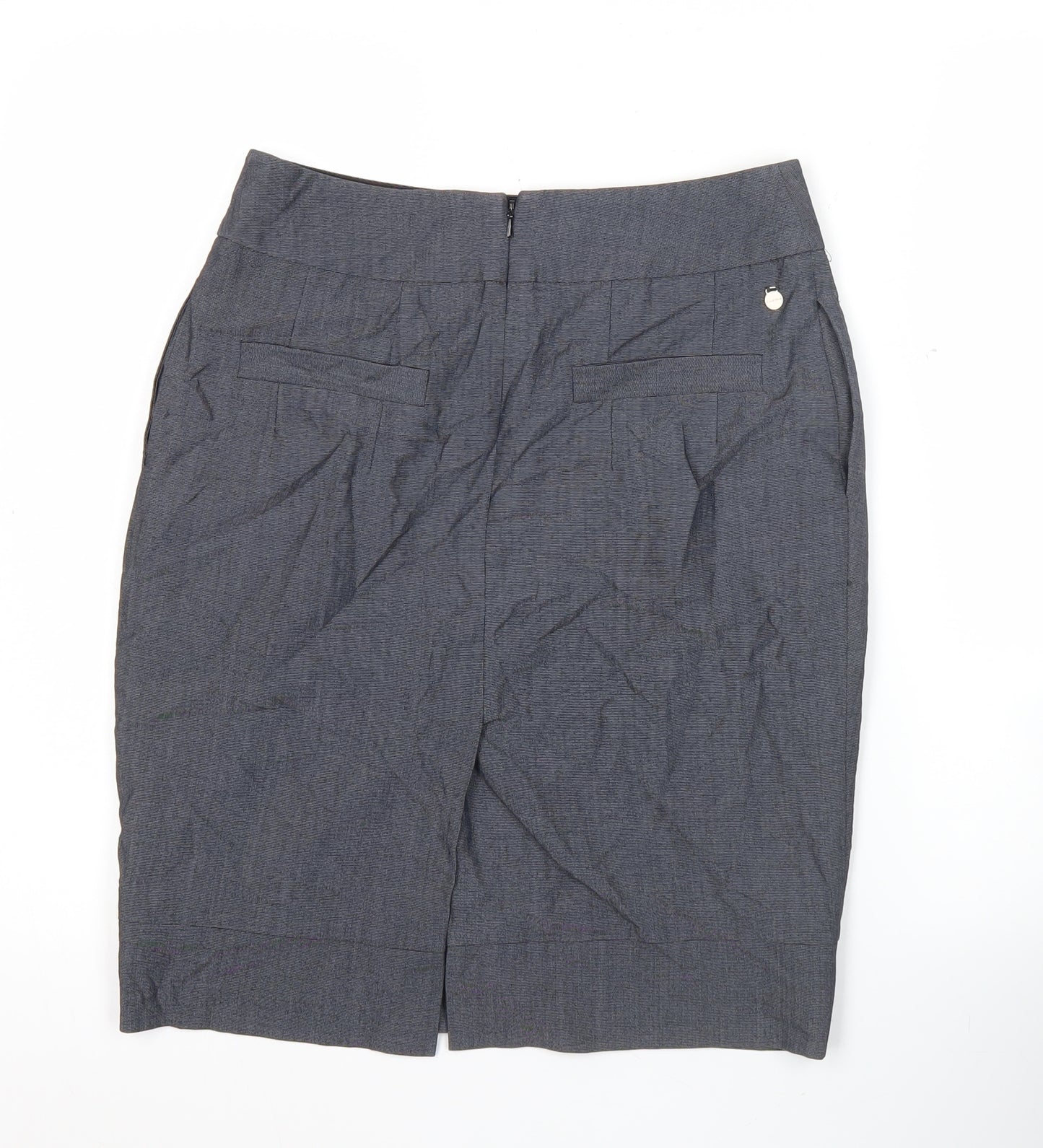 Full Circle Women’s Grey Pencil Skirt Size 10 Workwear