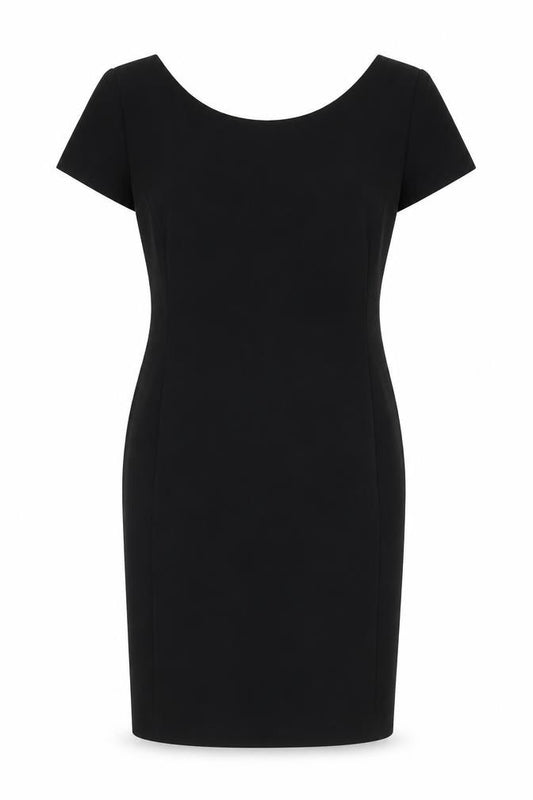 Front view of Next Women’s Black, size UK 12, Sheath Dress Business Formal