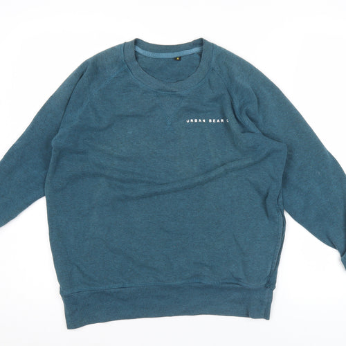 Urban Bear Co Men’s Blue Small Pullover Sweatshirt Crew Neck
