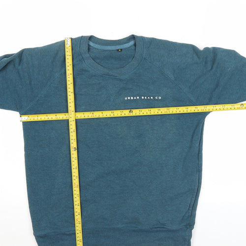 Urban Bear Co Men’s Blue Small Pullover Sweatshirt Crew Neck