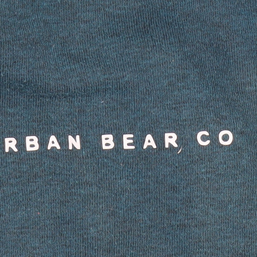 Urban Bear Co Men’s Blue Small Pullover Sweatshirt Crew Neck