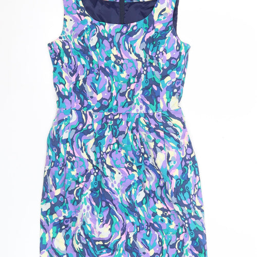 Oasis Women’s Multicoloured Size 10 Sheath Knee Length Dress